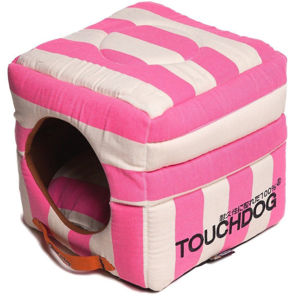 2-in-1 Convertible Pet Bed and House with Reversible Cushion