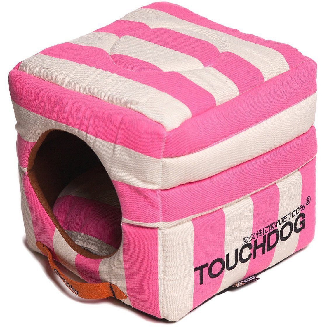 2-in-1 Convertible Pet Bed and House with Reversible Cushion