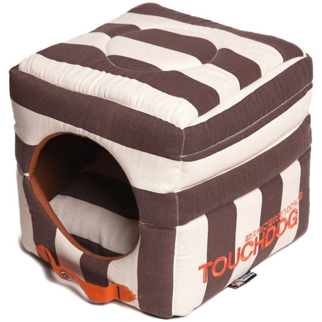 2-in-1 Convertible Pet Bed and House with Reversible Cushion
