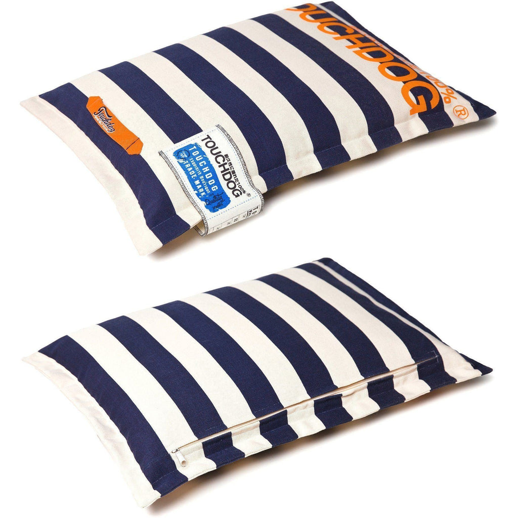 Polo-Zippered Cushioned Pillow Dog Bed with Handle, Large or XL