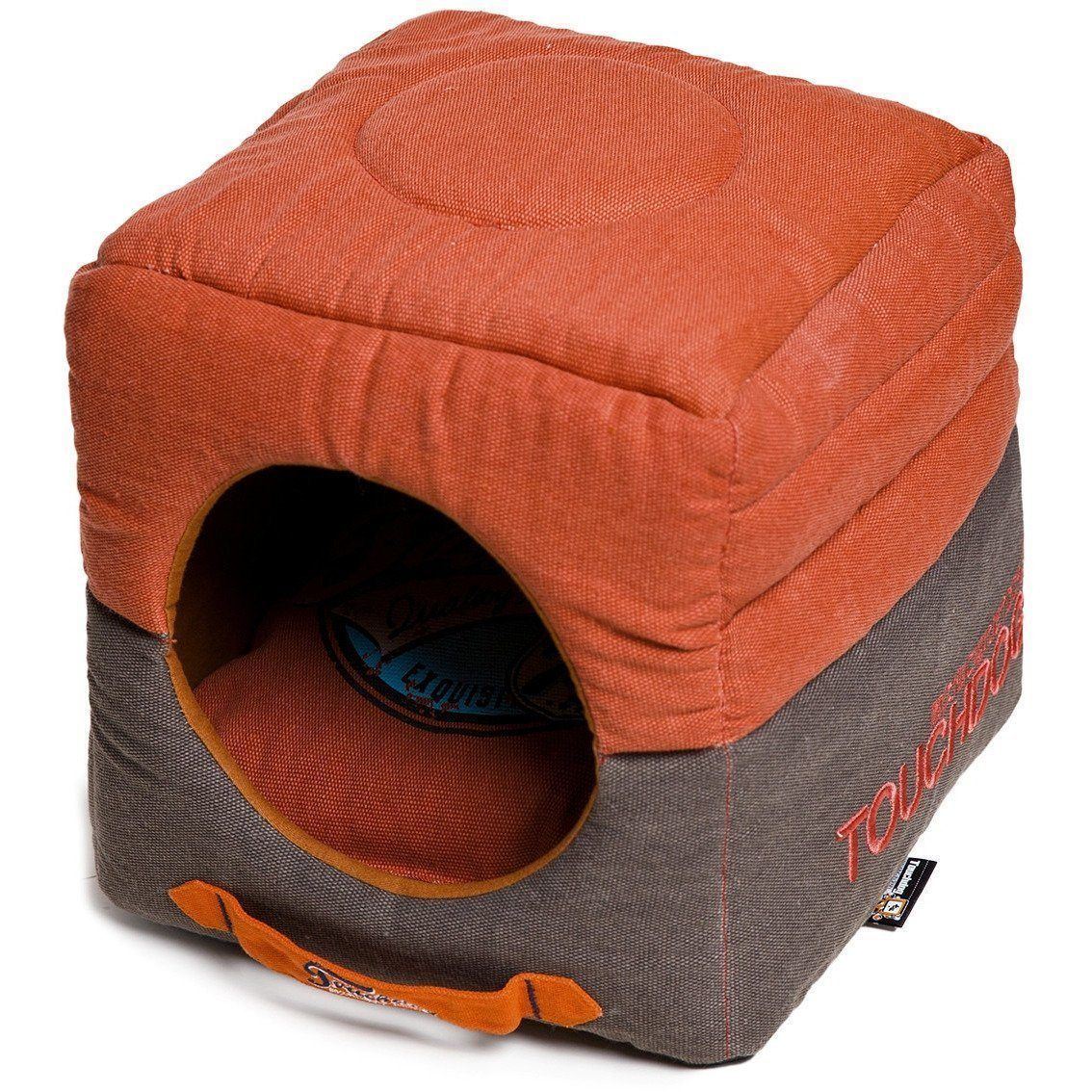 Convertible Nylon-Cotton Pet Bed and Indoor House for Small Dogs & Cats