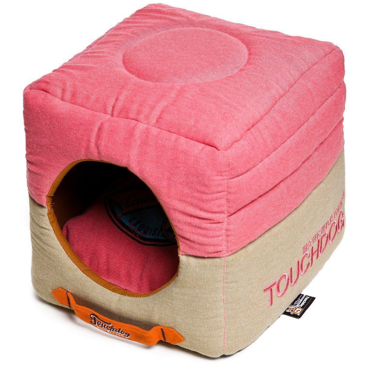 Convertible Nylon-Cotton Pet Bed and Indoor House for Small Dogs & Cats