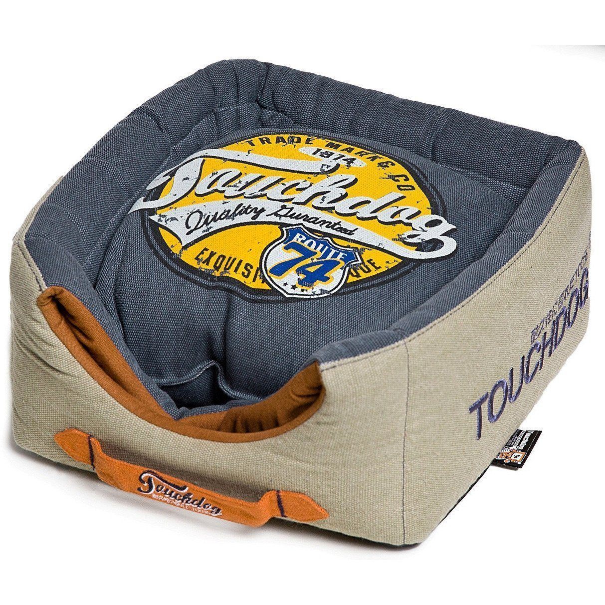 Convertible Nylon-Cotton Pet Bed and Indoor House for Small Dogs & Cats