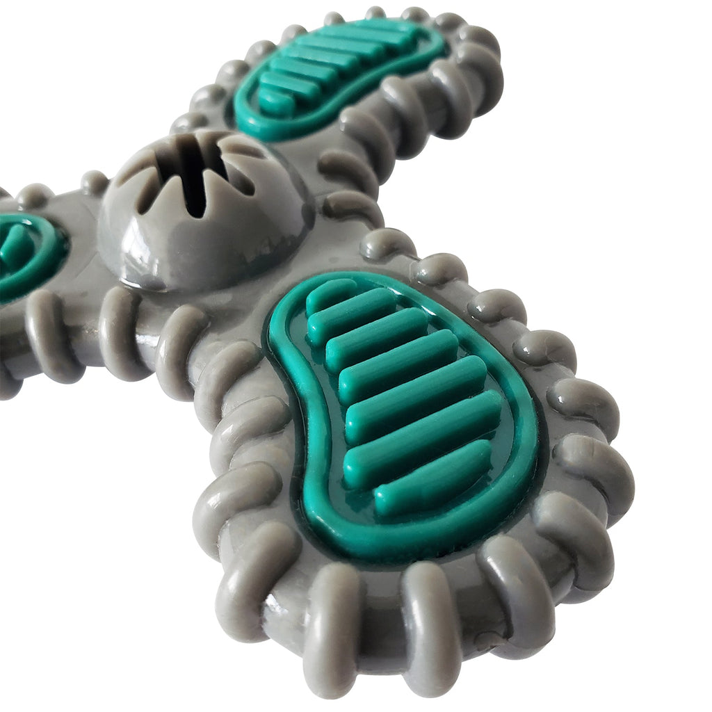 TPR Dental Spinner Dog Toy for Puppies and Moderate Chewers