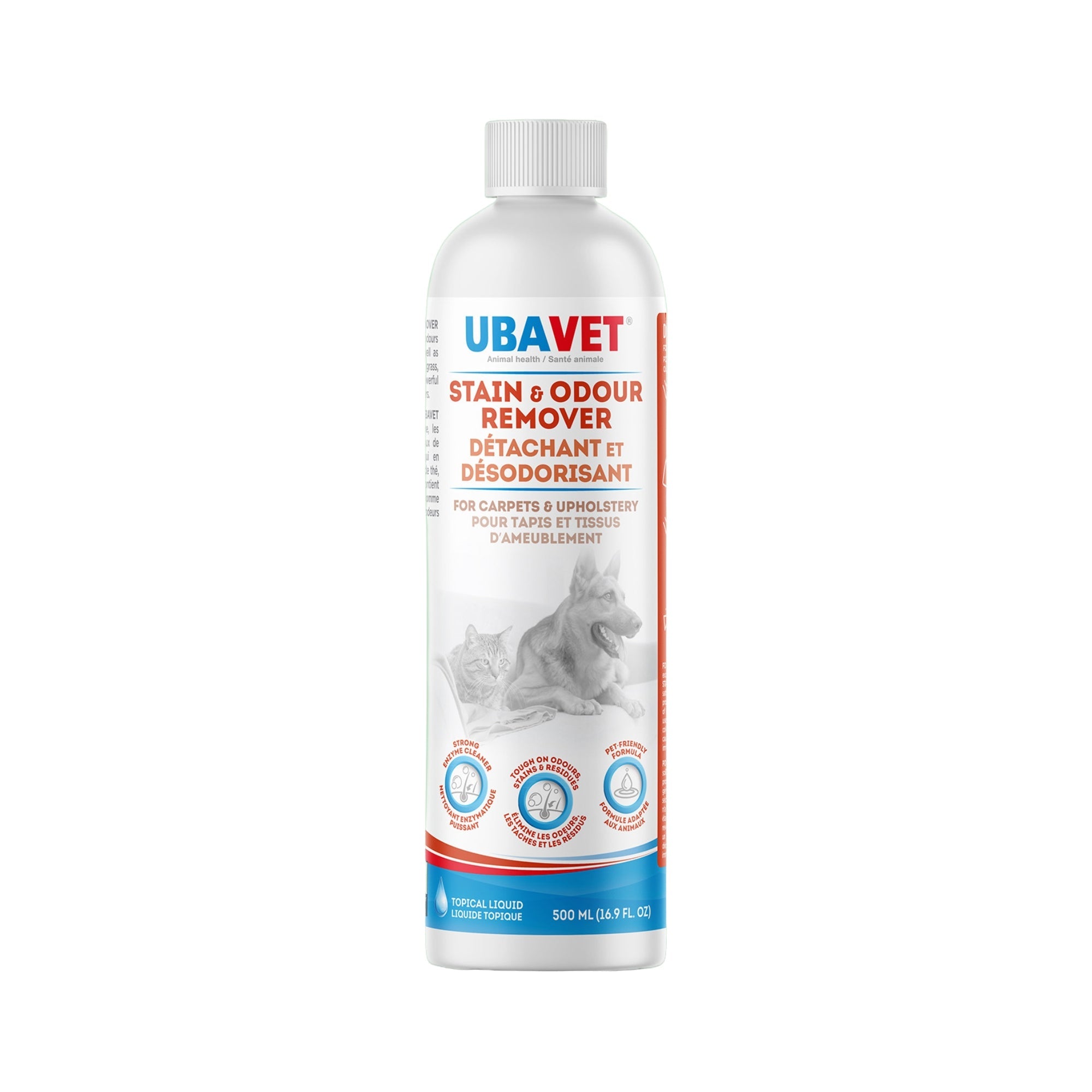 Stain & Odor Remover for Dogs & Cats, Enzyme Formula, 16.9 fl oz
