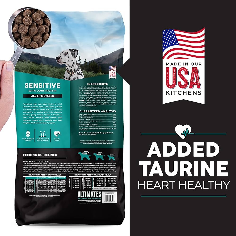 Ultimates Sensitive Lamb Protein Dog Food for Skin & Stomach