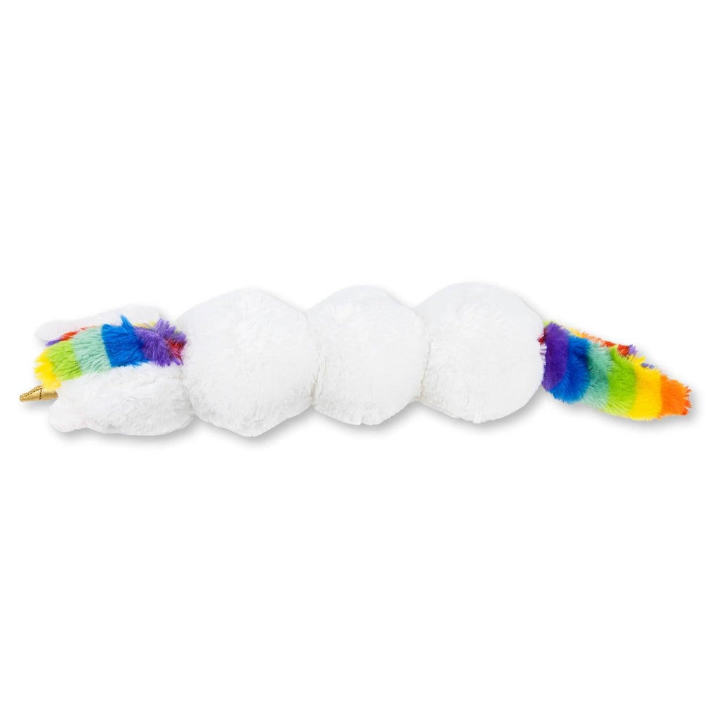 Magical Colorful Unicorn Plush Dog Toy for Medium to Large Dogs