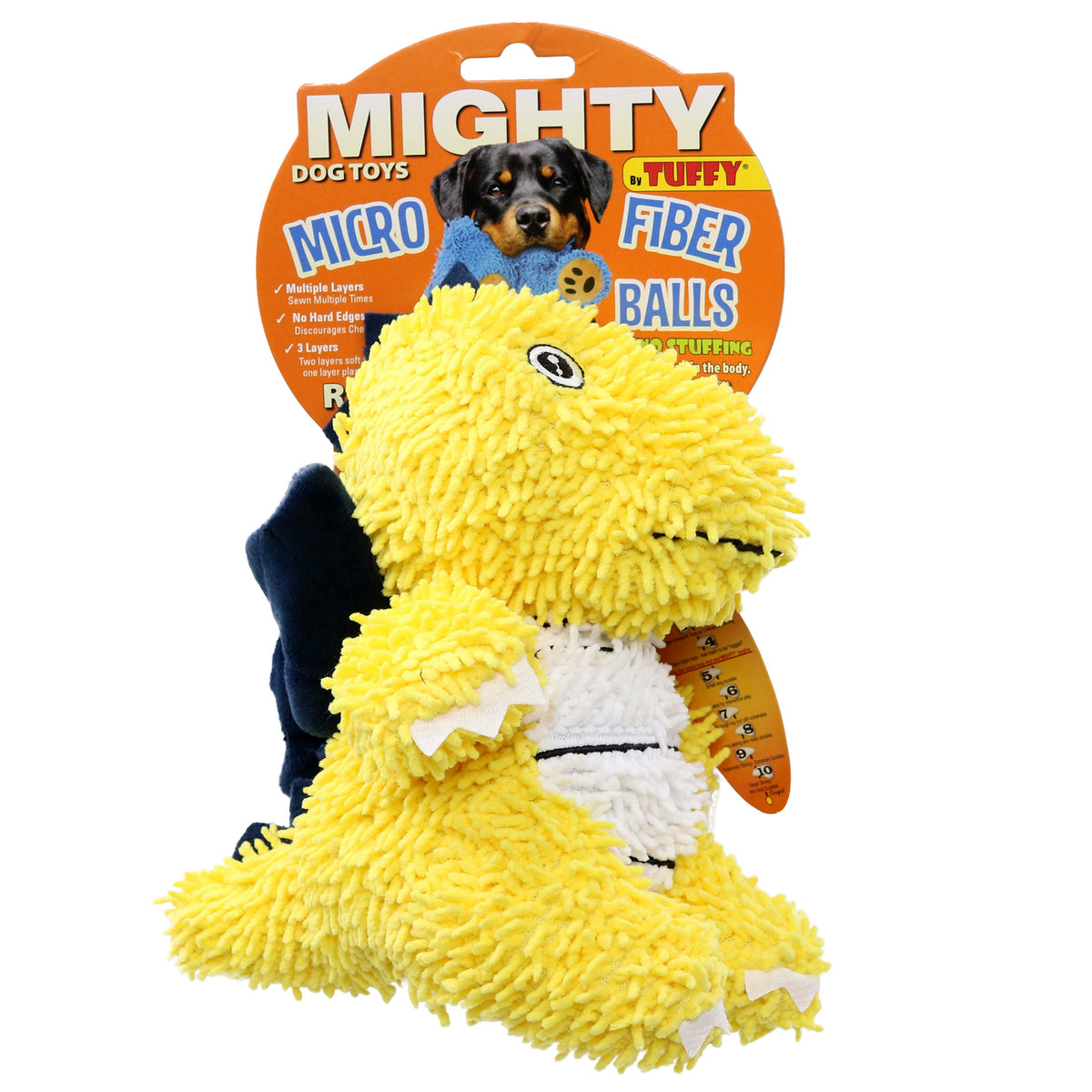 Mighty Microfiber Ball Med Dragon Yellow — packaging
