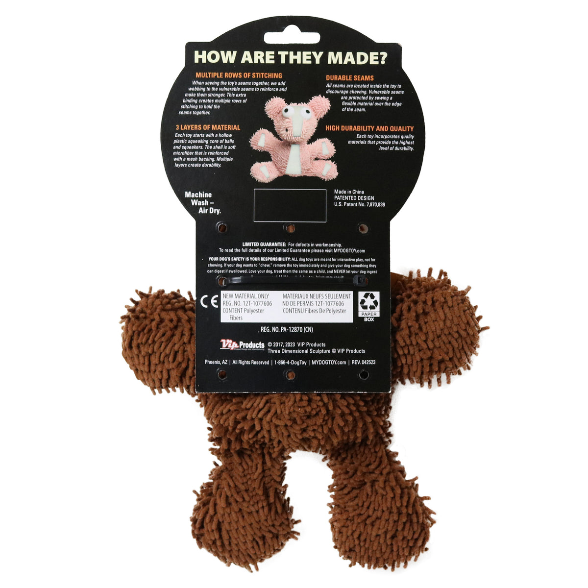 Mighty Microfiber Ball Med Gingerbread Man Hat — packaging
