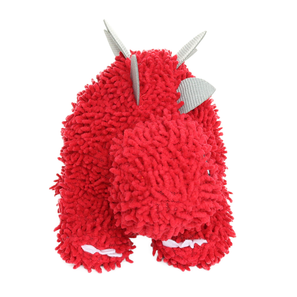 Mighty Microfiber Ball Med Stegosaurus Red — additional view