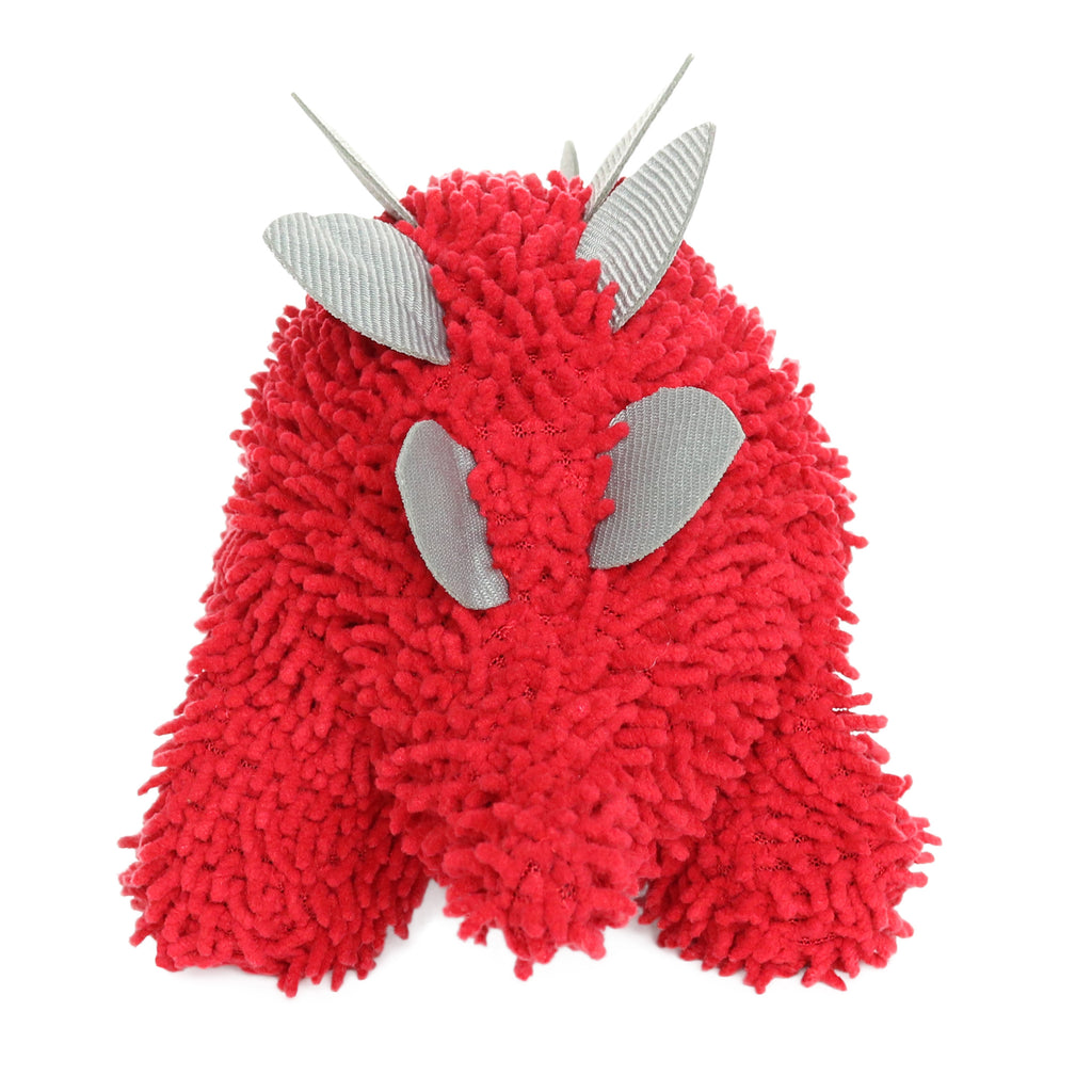 Mighty Microfiber Ball Med Stegosaurus Red — additional view