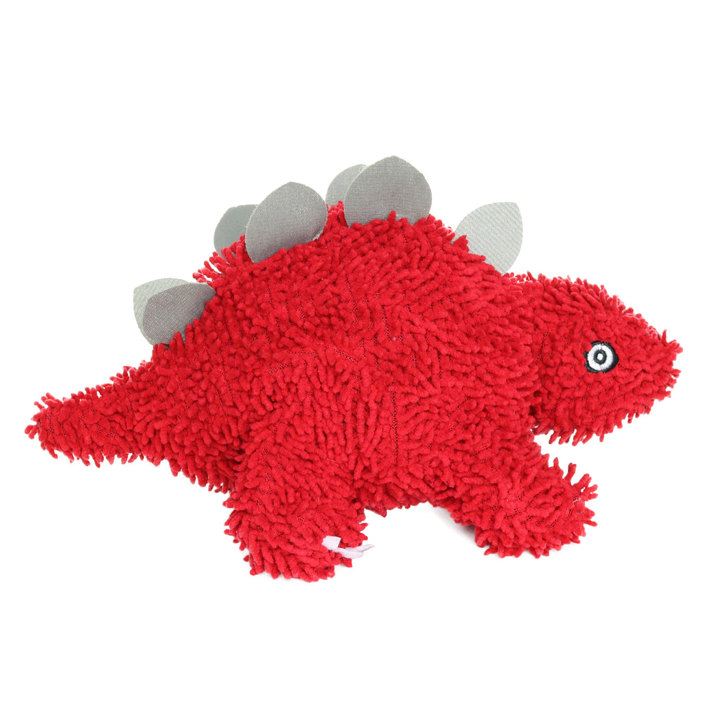 Mighty Microfiber Ball Med Stegosaurus Red — additional view