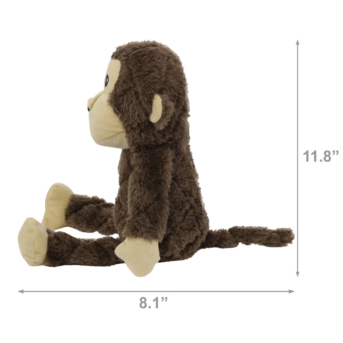 Mighty Safari Monkey Brown — dimensions