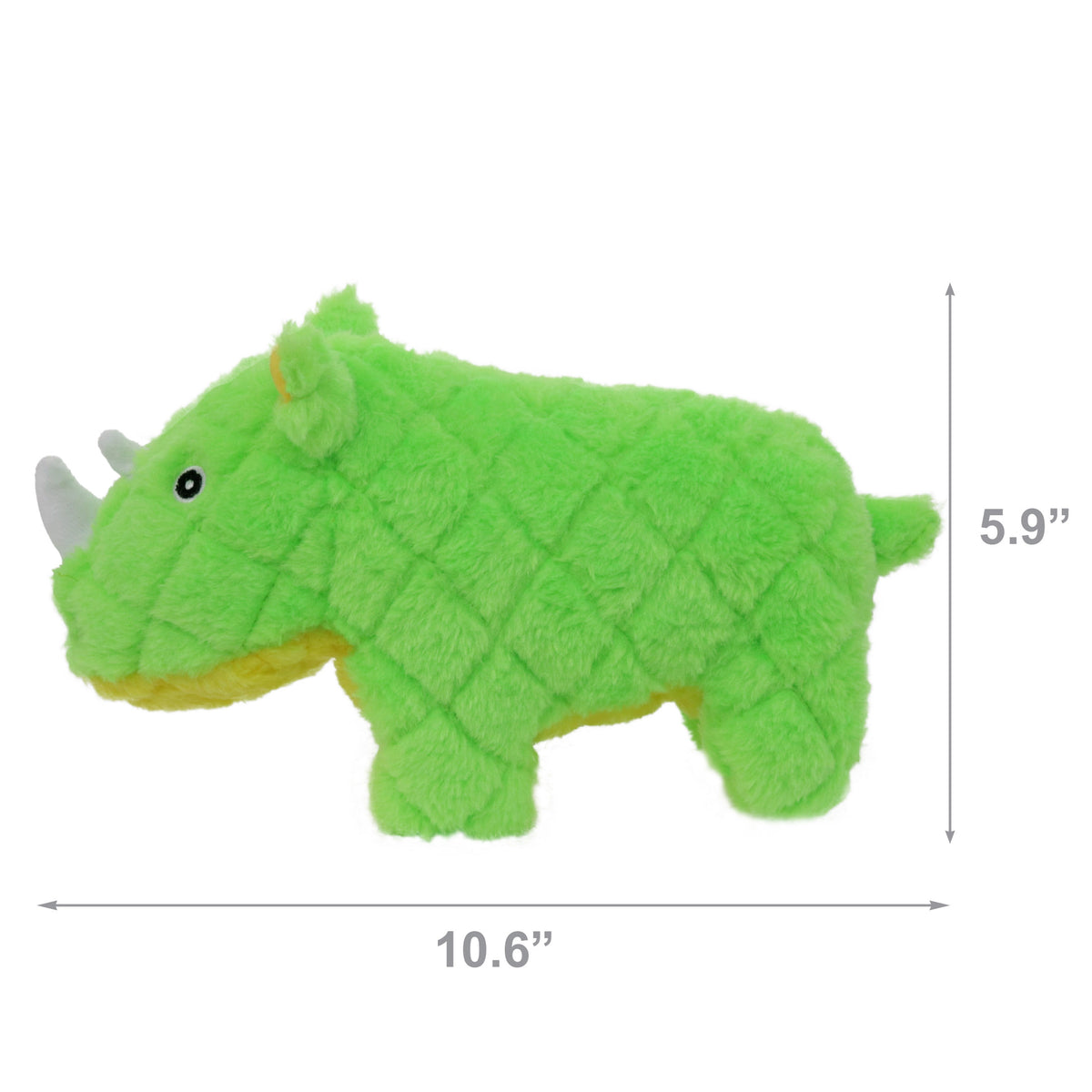 Mighty Safari Rhinoceros Green — dimensions