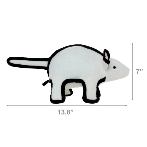 Tuffy Barnyard Mouse White — dimensions