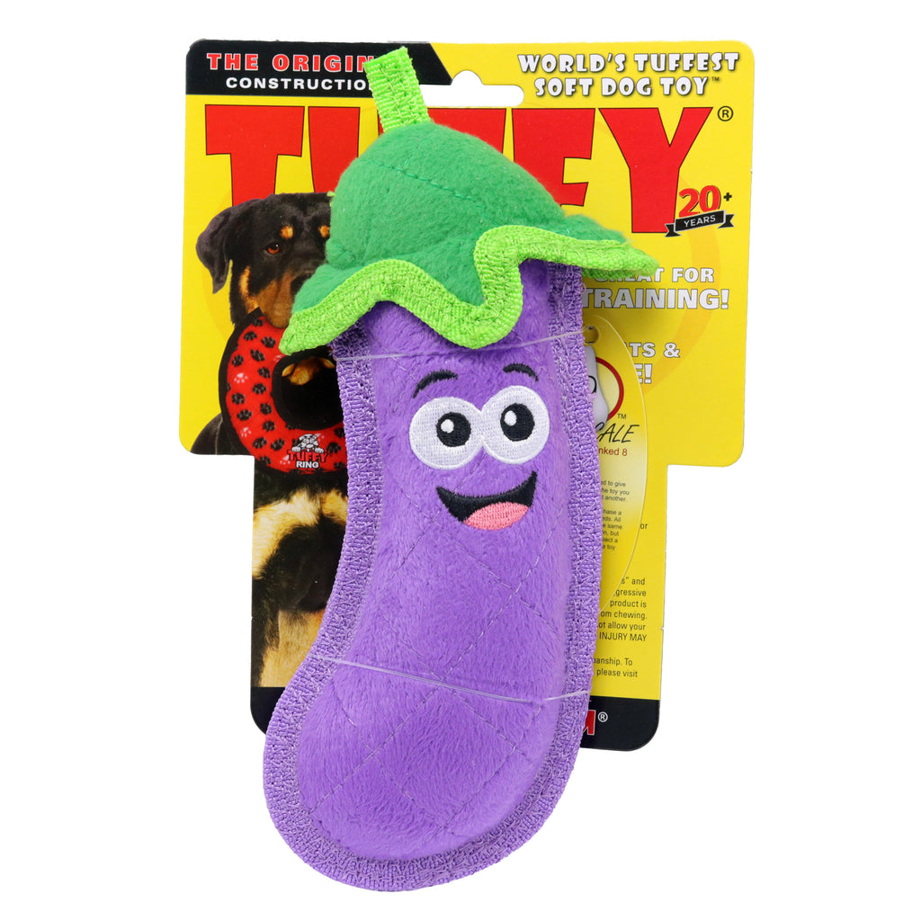 Tuffy Funny Food Eggplant — packaging