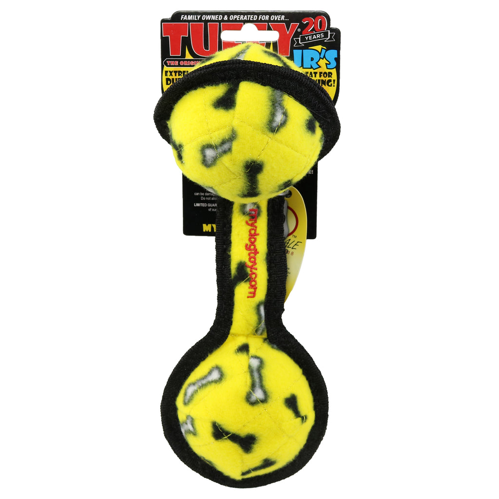 Tuffy Jr 2 Ball Tug Yellow Bone — packaging