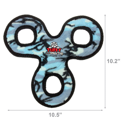 Tuffy Jr 3WayTug Camo Blue — dimensions