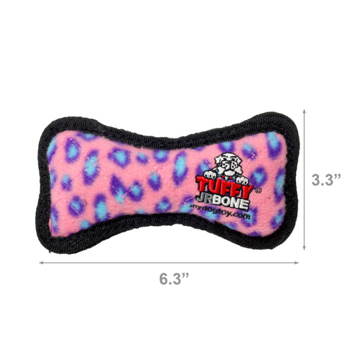 Tuffy Jr Bone Pink Leopard — dimensions