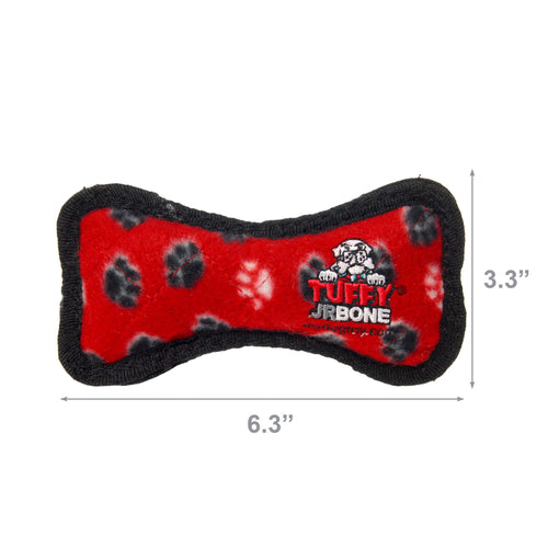 Tuffy Jr Bone Red Paw — dimensions