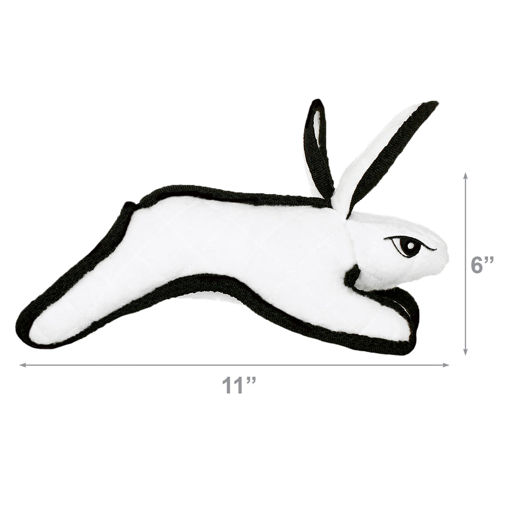 Tuffy Jr Barnyard Rabbit White — dimensions