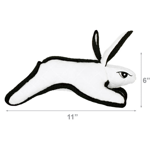 Tuffy Jr Barnyard Rabbit White — dimensions