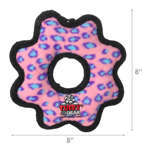Tuffy Jr Gear Ring Pink Leopard — dimensions