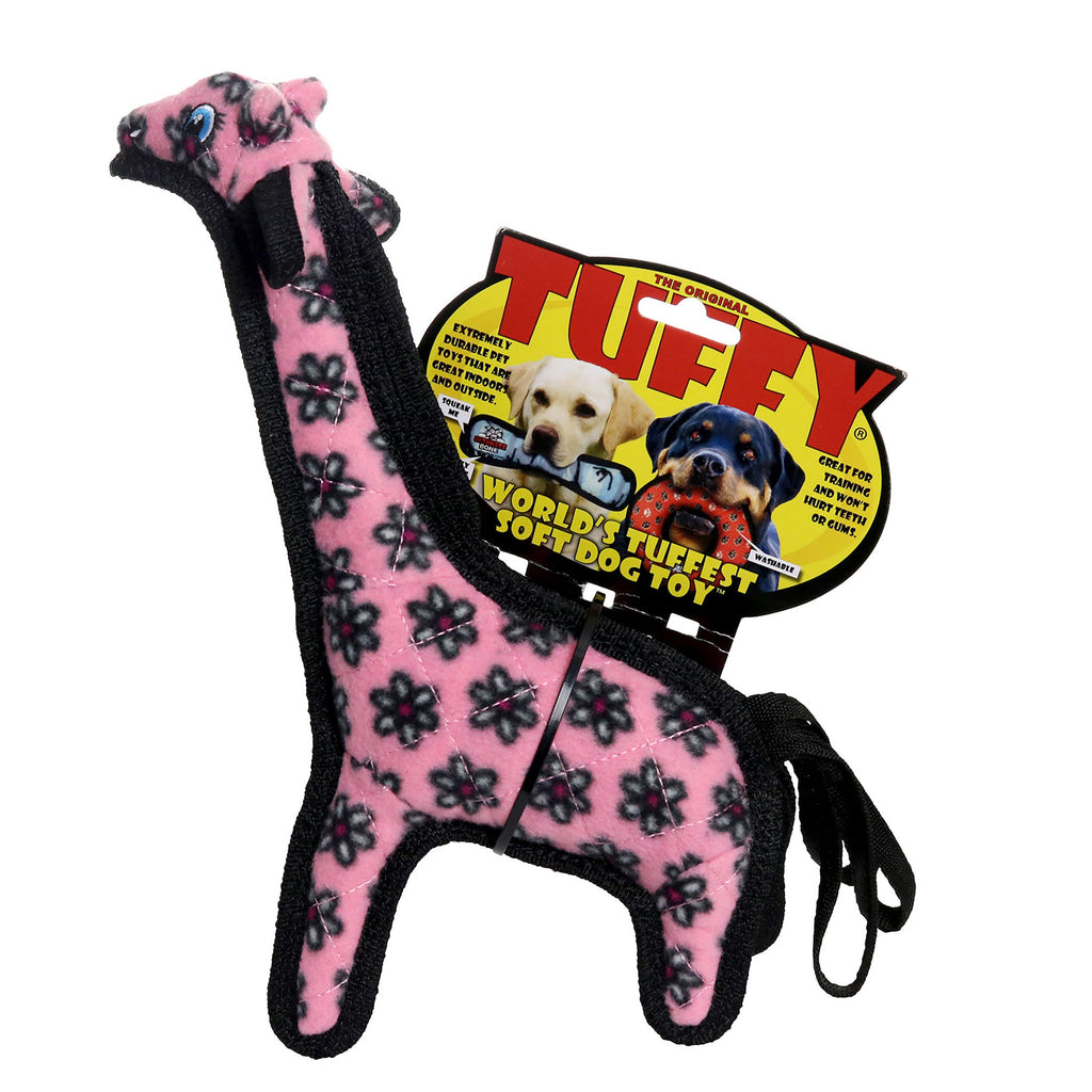 Tuffy Jr Zoo Giraffe Pink — packaging
