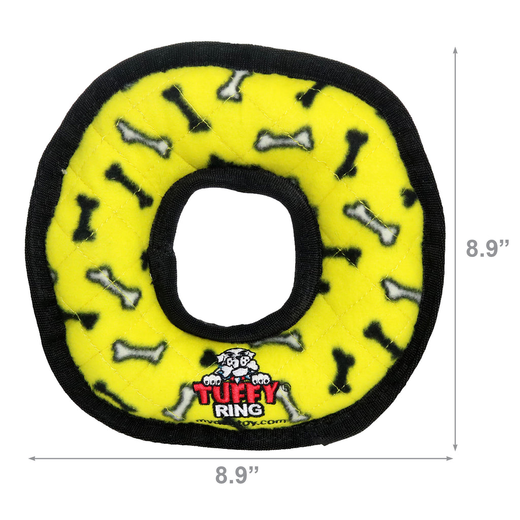 Tuffy Med Ring Yellow Bone — dimensions