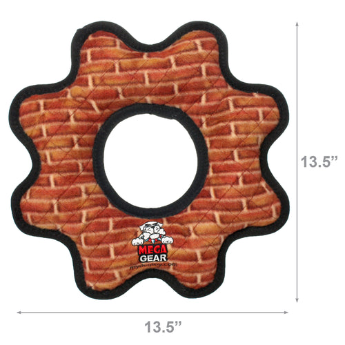 Tuffy Mega Gear Ring Brick — dimensions