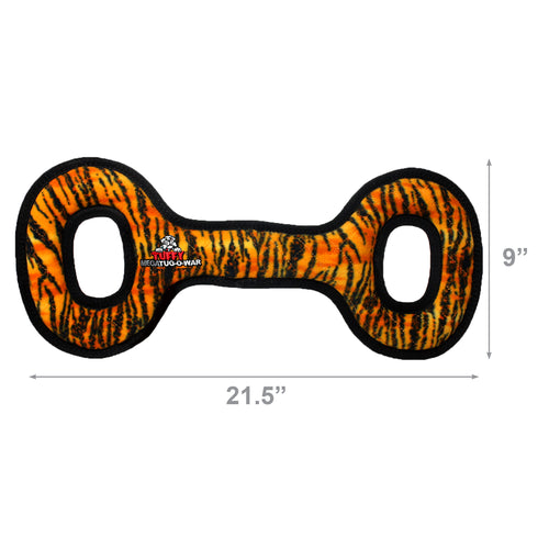 Tuffy Mega Tug Oval Tiger — dimensions