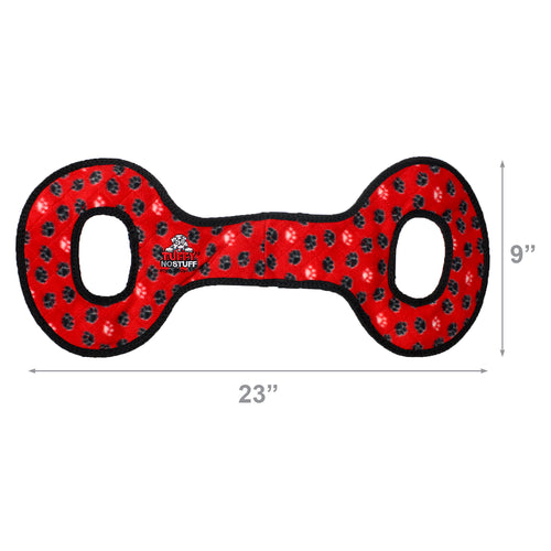 Tuffy No Stuff Ultimate Tug-O-War Red Paw — dimensions