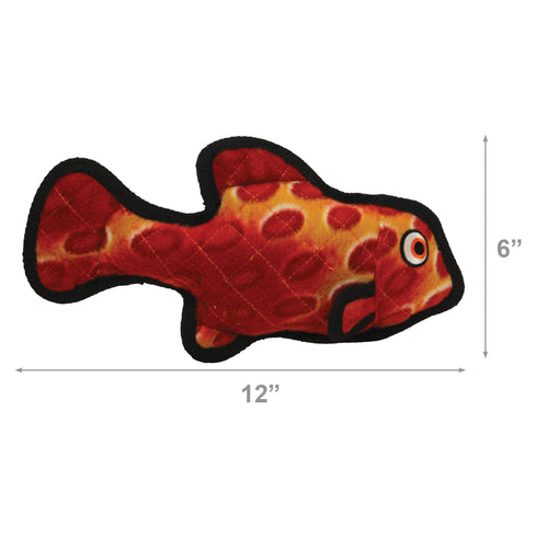 Tuffy Ocean Creature Fish Red — dimensions