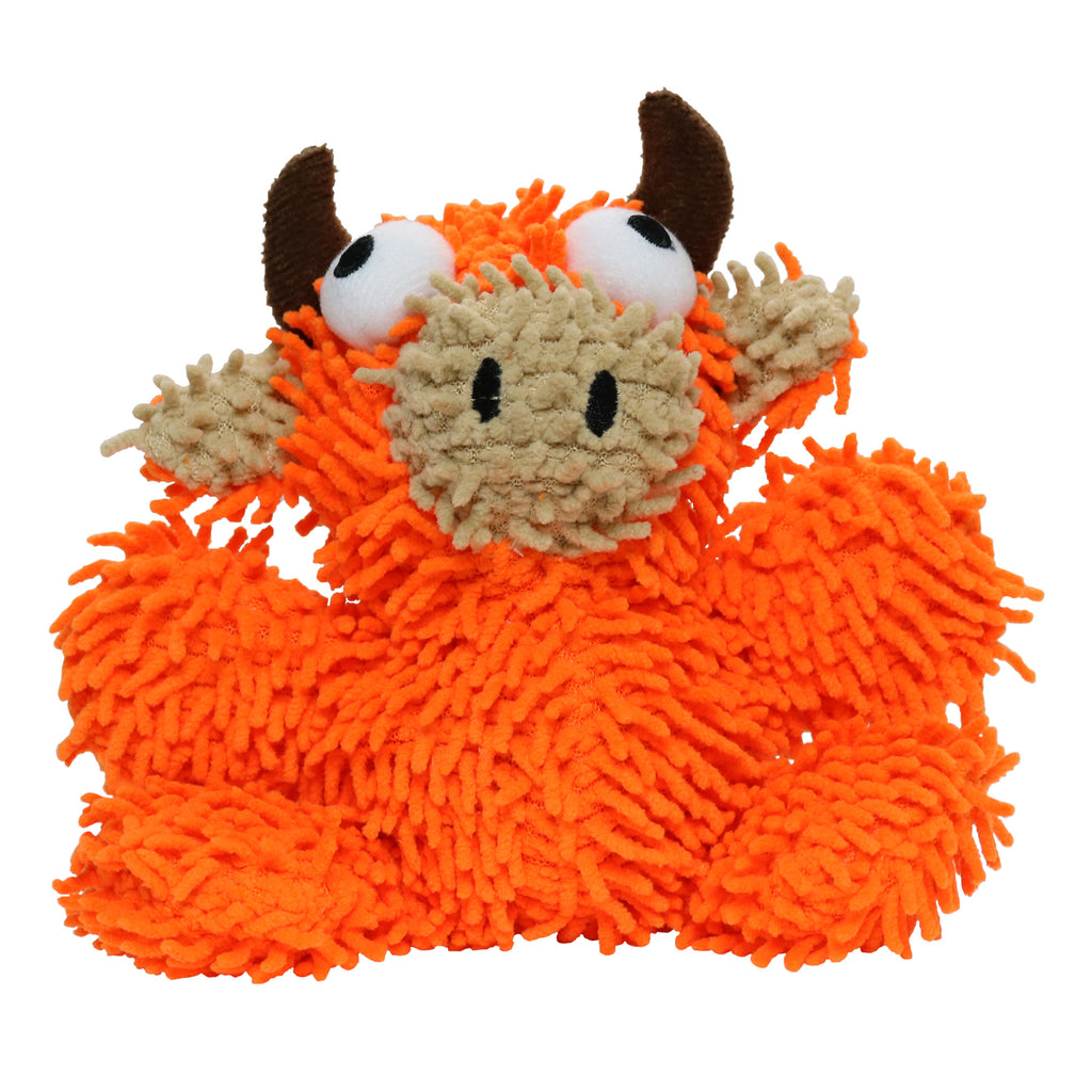Mighty Jr Microfiber Ball Bull Orange