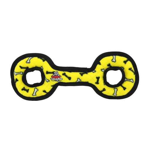 Tuffy Med Tug-O-War Yellow Bone — product view 1