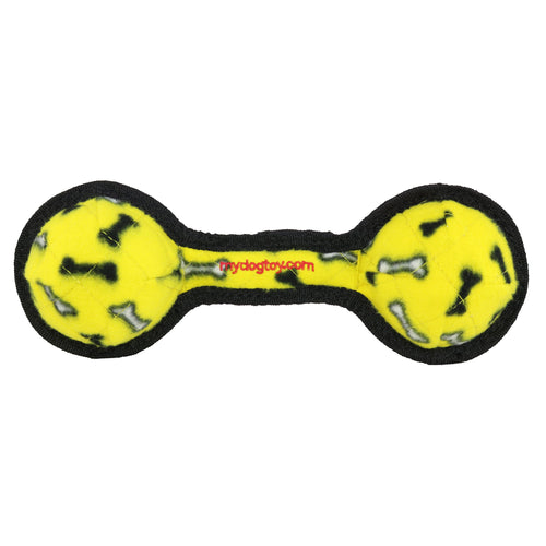 Tuffy Jr 2 Ball Tug Yellow Bone