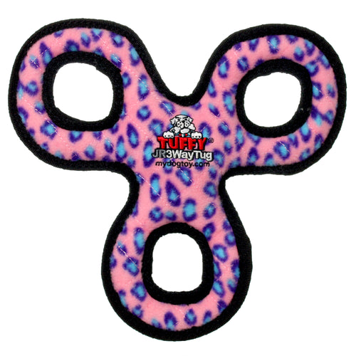 Tuffy Jr 3WayTug Pink Leopard