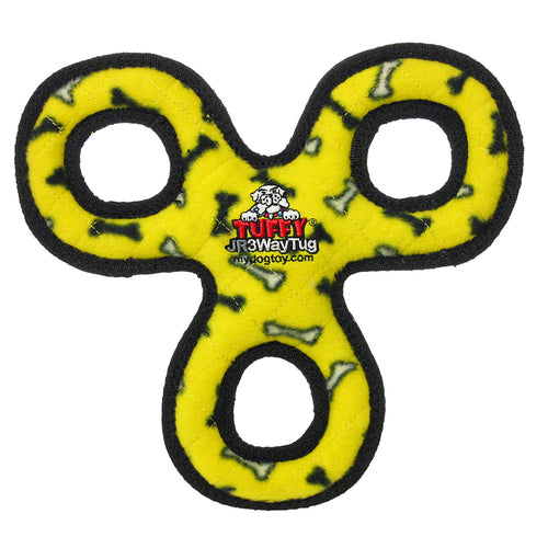 Tuffy Jr 3WayTug Yellow Bone