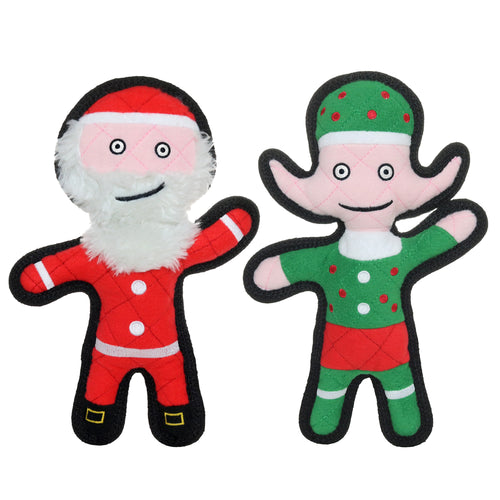 Tuffy Jr Holiday Elf and Santa 2 Pack