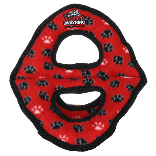 Tuffy Ultimate 3WayRing Red Paw