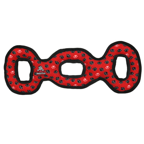 Tuffy Ultimate 3WayTug Red Paw