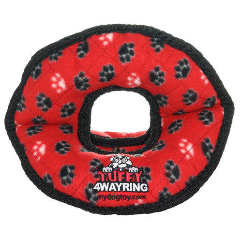 Tuffy Ultimate 4WayRing Red Paw