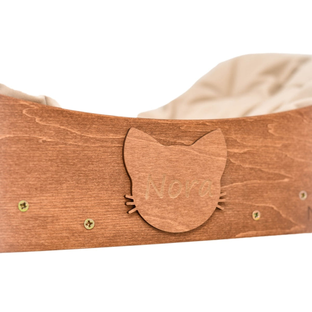 Floating Cat Shelf Bed – Wall-Mounted Perch by Enjoy The Wood