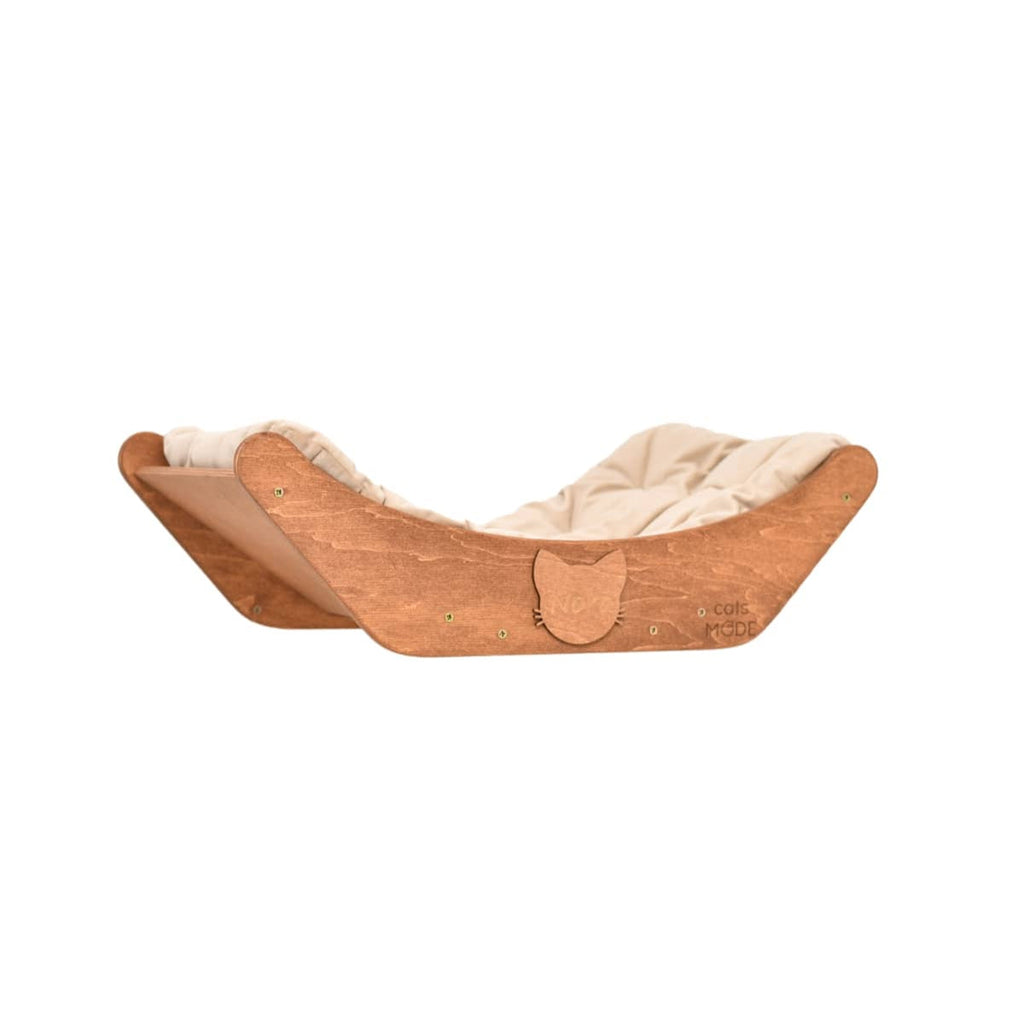 Floating Cat Shelf Bed – Wall-Mounted Perch by Enjoy The Wood