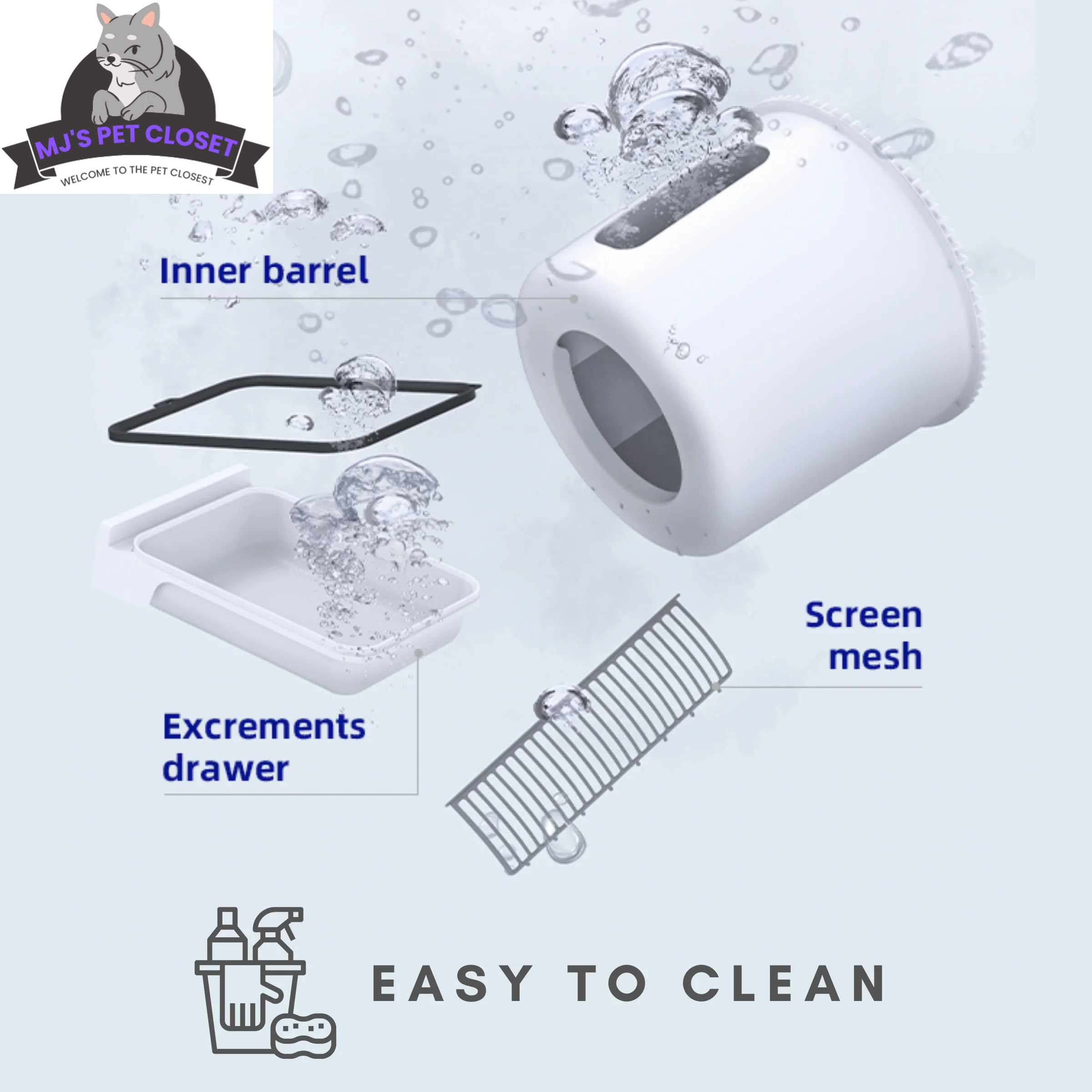 Purrclean Self-Cleaning Automatic Cat Litter Box with App Control