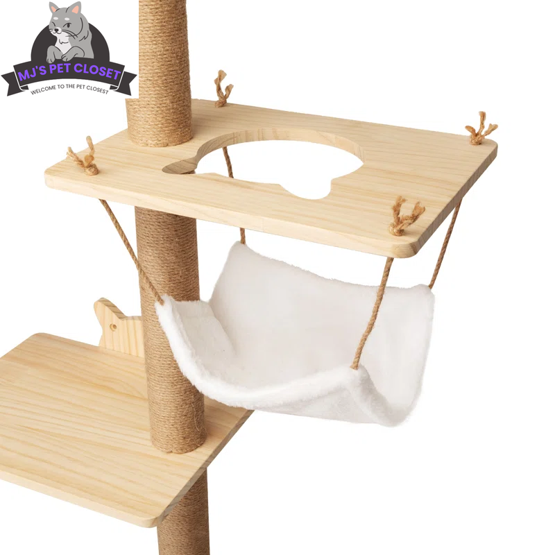 Wall-Mounted Cat Tree Set – Modern Space-Saving Design