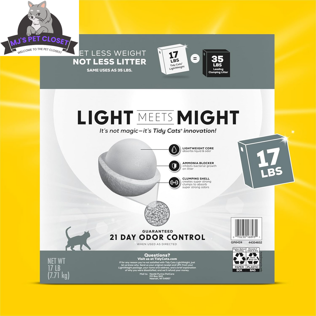 Tidy Cats LightWeight 4-in-1 Strength Clumping Cat Litter, Floral Scent