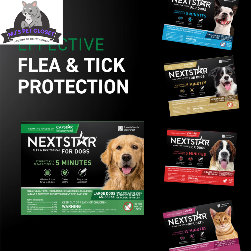Monthly Topical Flea & Tick Treatment for Dogs