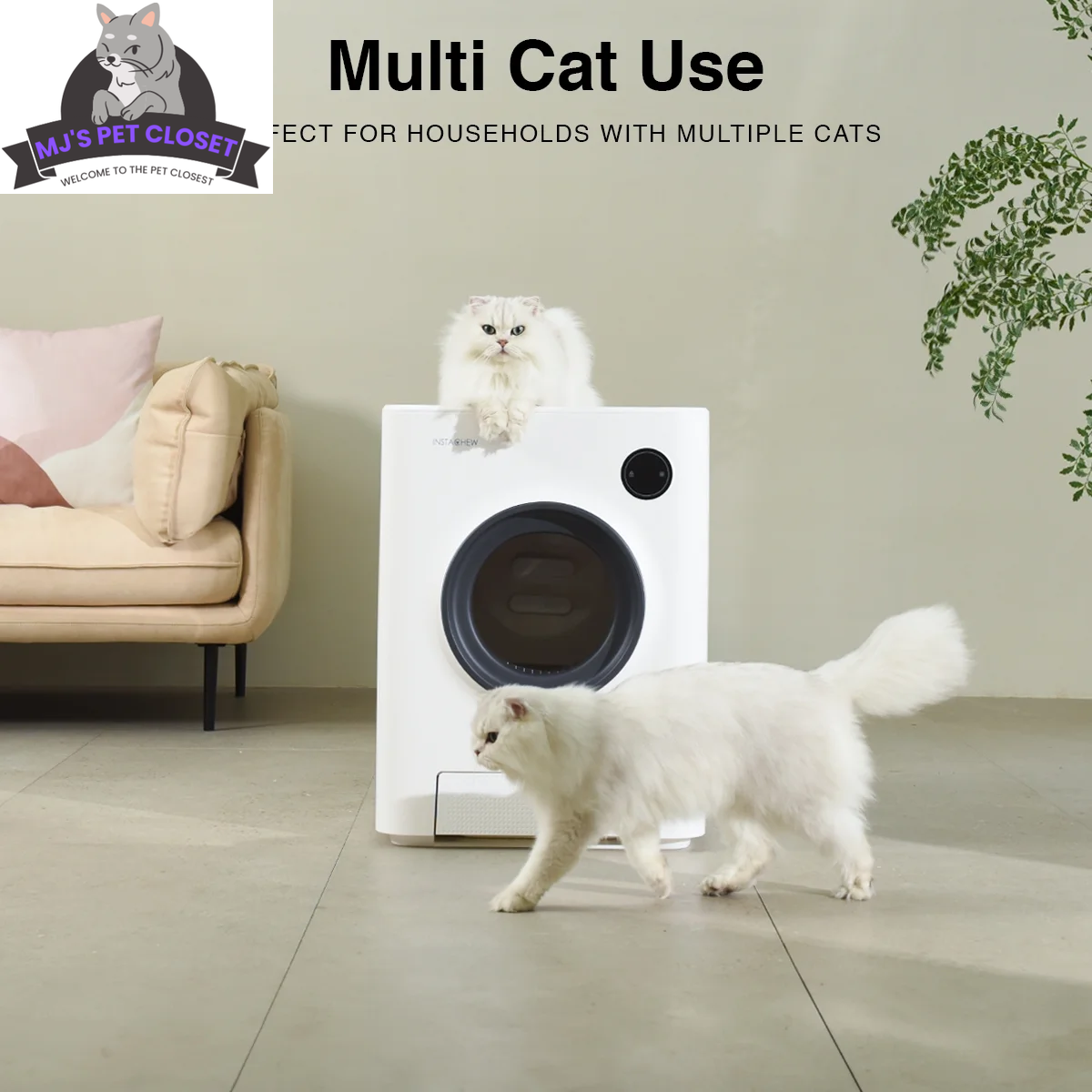 Purrclean Self-Cleaning Automatic Cat Litter Box with App Control