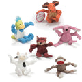 Wee Huggles 6-Pack Plush Dog Toys for Small Breeds